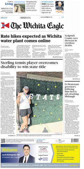 Cover of The Wichita Eagle (Sunday)