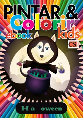 Cover of Pintar e Colorir Kids