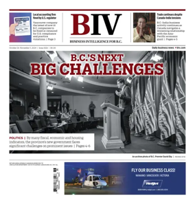 Cover of Business in Vancouver