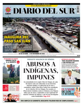 Cover of Diario del Sur