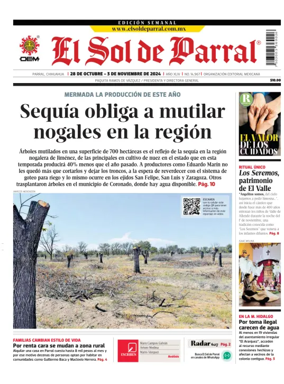 Cover of El Sol de Parral