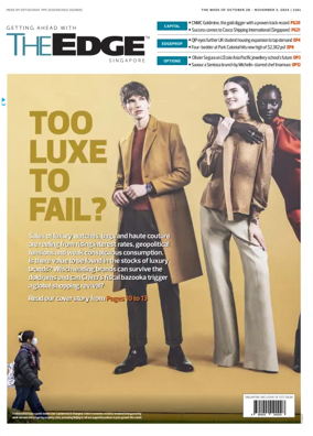 Cover of The Edge Singapore