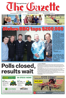 Cover of Warragul & Drouin Gazette