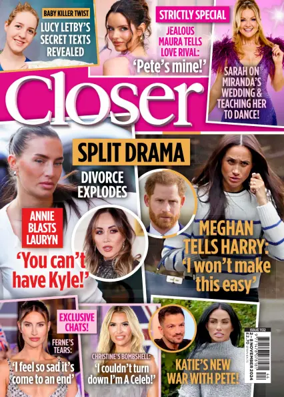 Cover of Closer (UK)