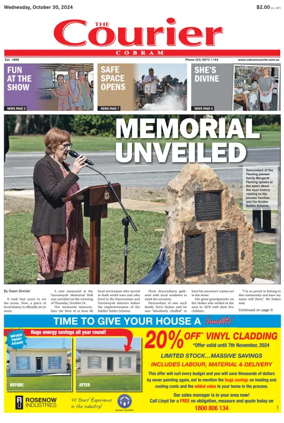Cover of The Cobram Courier