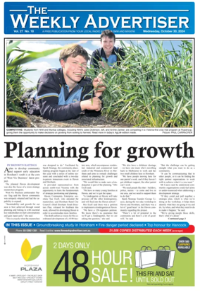 Cover of The Weekly Advertiser Horsham