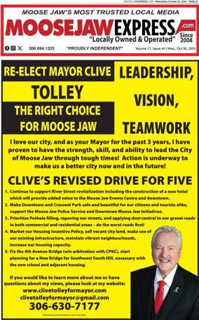 Cover of Moose Jaw Express.com