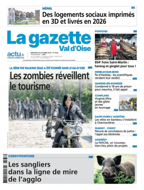 Cover of La Gazette Val d'Oise