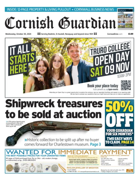 Cover of Cornish Guardian (St. Austell & Fowey)