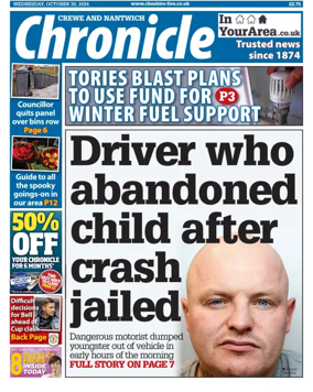Cover of Crewe Chronicle