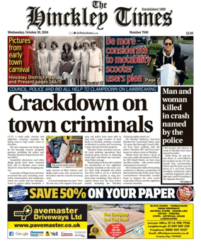 Cover of Hinckley Times
