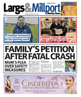 Cover of Largs & Millport Weekly News