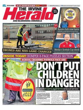 Cover of The Irvine Herald and Kilwinning Chronicle
