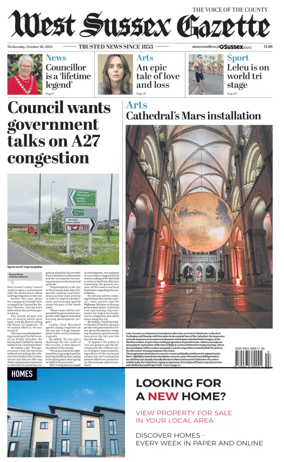 Cover of West Sussex Gazette