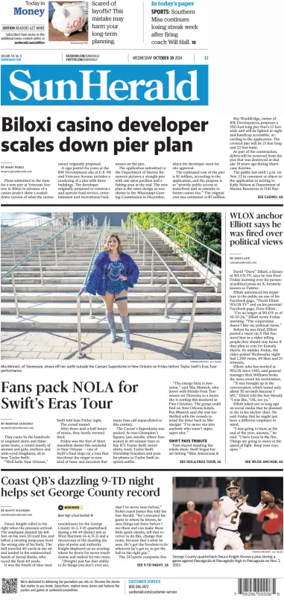 Cover of The Sun Herald