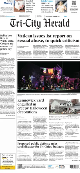 Cover of Tri-City Herald