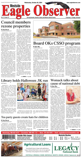 Cover of Westside Eagle-Observer