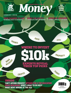 Cover of Money Magazine Australia