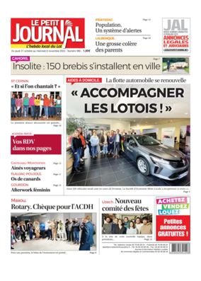Cover of Le Petit Journal - L'hebdo local du Lot