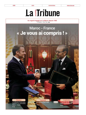 Cover of La Nouvelle Tribune