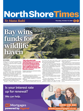 Cover of North Shore Times