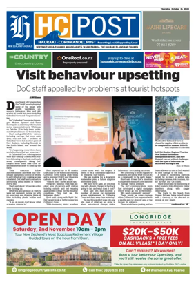 Cover of Waihi Leader