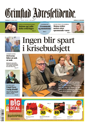 Cover of Grimstad Adressetidende