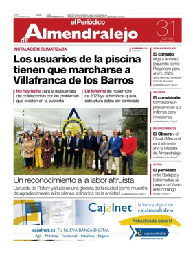 Cover of El Periódico de Almendralejo