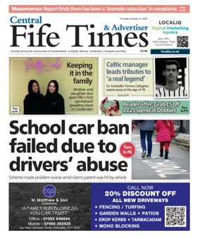 Cover of Central Fife Times