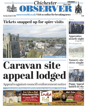 Cover of Chichester Observer