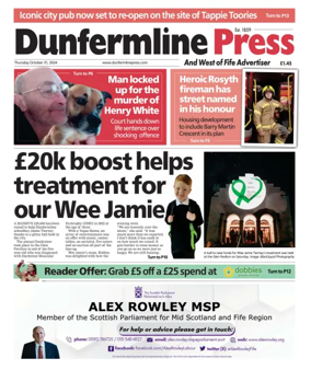 Cover of Dunfermline Press
