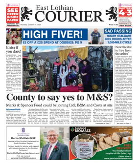Cover of East Lothian Courier