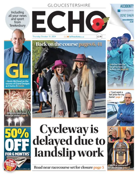 Cover of Gloucestershire Echo