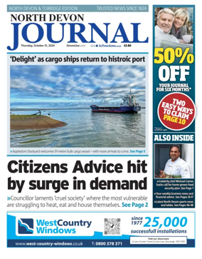 Cover of North Devon Journal