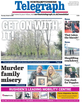 Cover of Northants Evening Telegraph