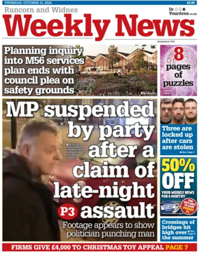 Cover of Runcorn & Widnes Weekly News