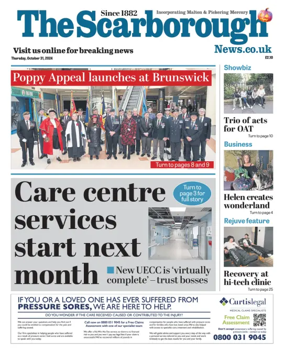 Cover of The Scarborough Evening News