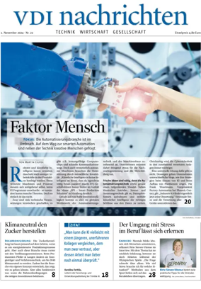 Cover of VDI Nachrichten