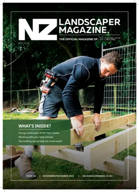 Cover of NZ Landscaper Magazine