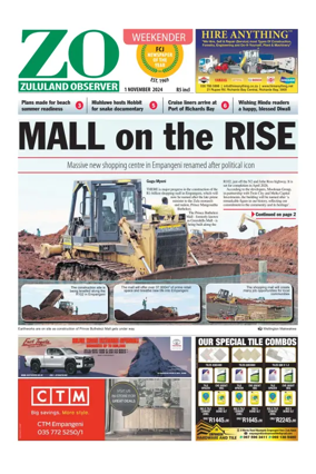 Cover of Zululand Observer - Weekender