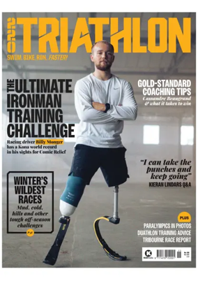 Cover of 220 Triathlon Magazine