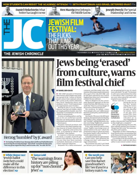 Cover of The Jewish Chronicle