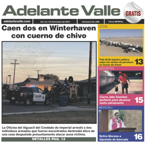 Cover of Adelante Valle