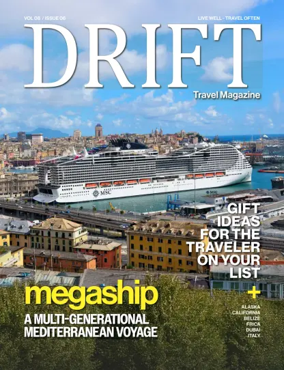 Cover of DRIFT Travel magazine