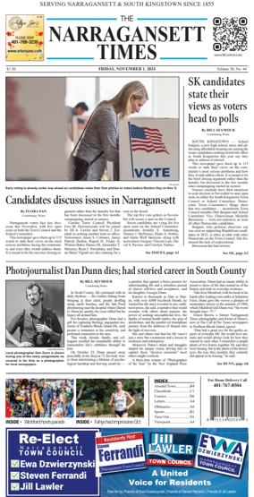 Cover of Narragansett Times