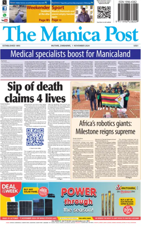 Cover of The Manica Post