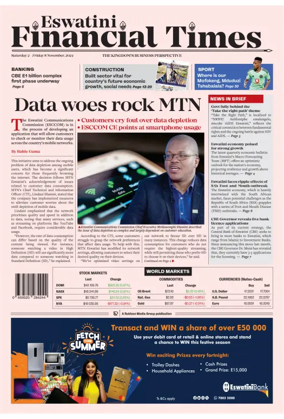Cover of Eswatini Financial Times