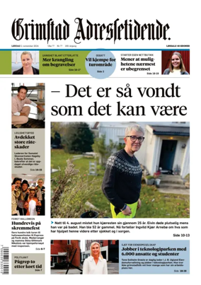 Cover of Grimstad Adressetidende