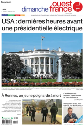 Cover of Dimanche Ouest France (Mayenne)
