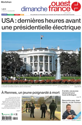 Cover of Dimanche Ouest France (Morbihan)